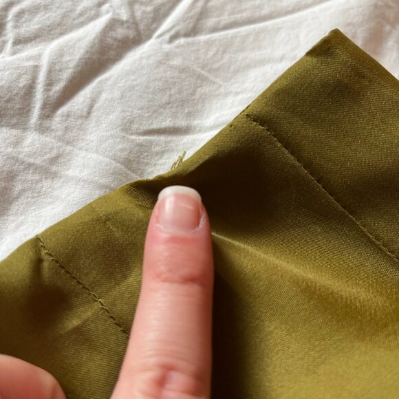 Anthropologie Pleated Silk Tulip Skirt W's 8 - Picture 12 of 12